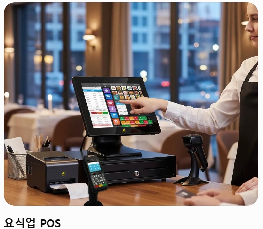 요식업 POS 설치 환경 참고 사진